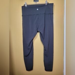 Lululemon Wunder Under High Rise Tight 25” Full On Luxtreme True Navy sz 12 W5BP